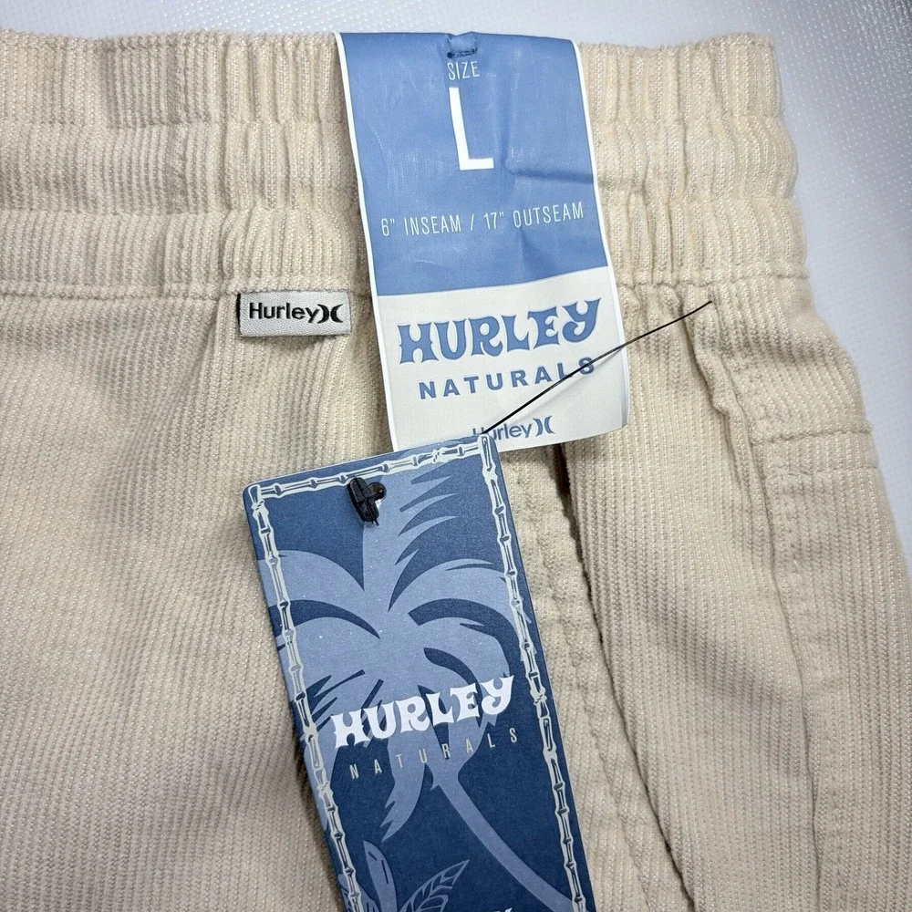 Hurley Naturals Shorts Mens Large Oatmeal 6